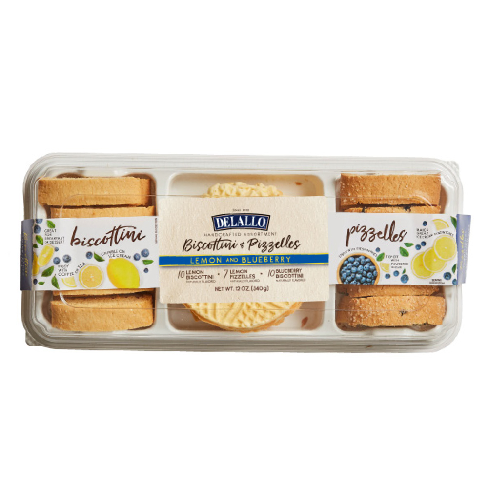 Blueberry and Lemon Biscotti/Pizzelle collection
